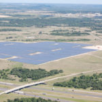 arial photo of Solar Farm